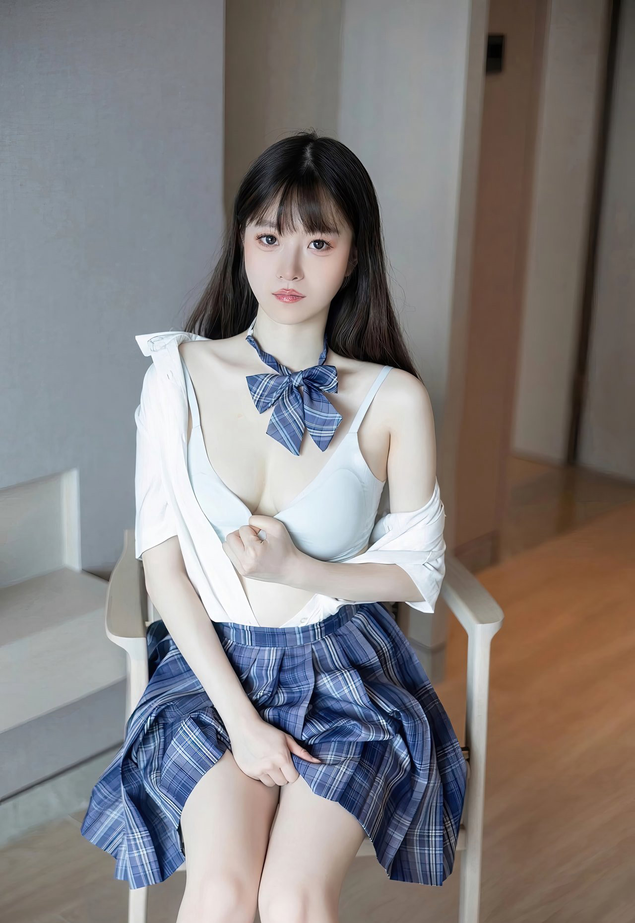 林悠悠白丝JK性感cosplay大尺度白嫩皮肤诱惑套图寻觅写真网写真